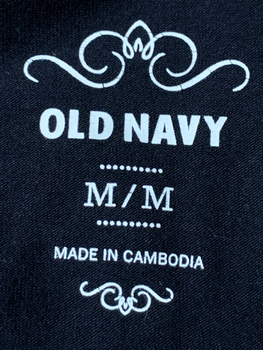 ❤️ Sz M Old Navy Black Short Sleeve Scoop Neck Tee - Picture 3 of 3